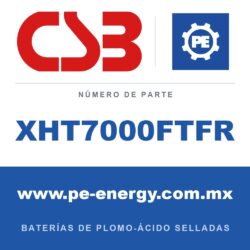 CSB Battery XHT7000FTFR - CSB XHT7000FTFR Batería de plomo-ácido sellada 12V 152.8Ah, caja ignífuga