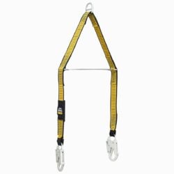 DEWALT DXFP103801 Yugo esparcidor de rescate con ganchos de seguridad de acero de 2.82 ft.(86 cm)