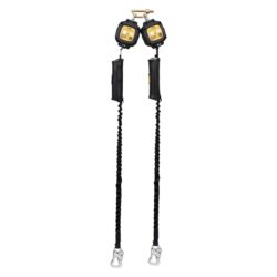 DEWALT DXFP240512-009 D100P-TB SRL personal, tie-back, doble, ganchos de seguridad de acero