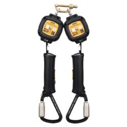 DEWALT DXFP242412-006 D100P SRL personal, doble, mosquetón de aluminio