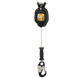 DEWALT DXFP272221-008 D200P SRL personal individual, borde de ataque, gancho de seguridad de aluminio, 8.5 ft. (2.59 m)
