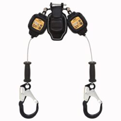 DEWALT DXFP272322-008 D200P SRL personal doble, borde de ataque, ganchos de barra de refuerzo de aluminio, 8.5 ft. (2.59 m)
