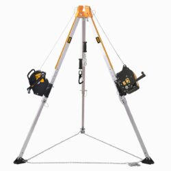 DEWALT DXFP421500-007 Sistema de trípode de 7 ft. (2.13 m) con cabrestante de 60 ft. (18.2 m) y SRL de rescate de 60 ft. (18.2 m)