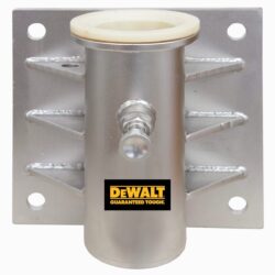 DEWALT DXFP442221 Base de pescante, montaje en pared atornillado de acero inoxidable para sistema de espacios confinados