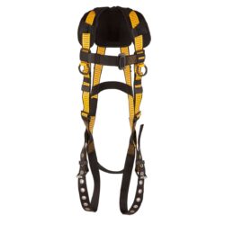DEWALT DXFP512006(L-XL) D1000 Arnés tipo chaleco, 5 puntos, anillo en D trasero, pecho PT, piernas TB, hombreras