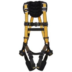 DEWALT DXFP552012-2XL D5000 Arnés estilo chaleco, 5 puntos, anillos en D traseros, pecho QC, piernas QC, talla 2XL
