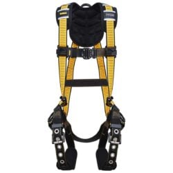 DEWALT DXFP552031-2XL D5000 Arnés estilo chaleco, 5 puntos, anillos en D traseros y laterales, pecho QC, piernas TB, talla 2XL