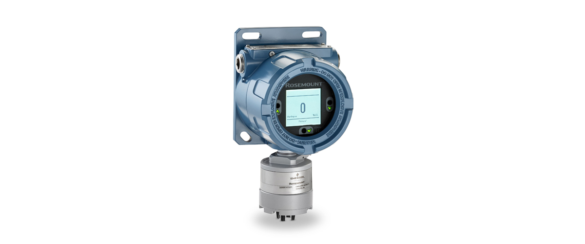 Detector de gas fijo Rosemount 925FGD y transmisor de gas Rosemount 925 de Emerson