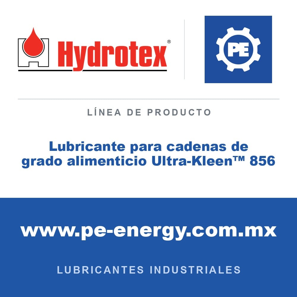 Hydrotex Lubricante para cadenas de grado alimenticio Ultra-Kleen™ 856 - Hydrotex Lubricante para cadenas de grado alimenticio Ultra-Kleen™ 856