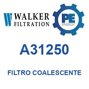 Walker Filtration A31250 - Walker A31250 Filtro coalescente serie Alpha